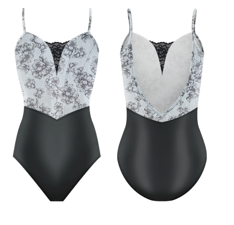 Suffolk Lace Overlay Camisole Leotard - 2552A – The Station
